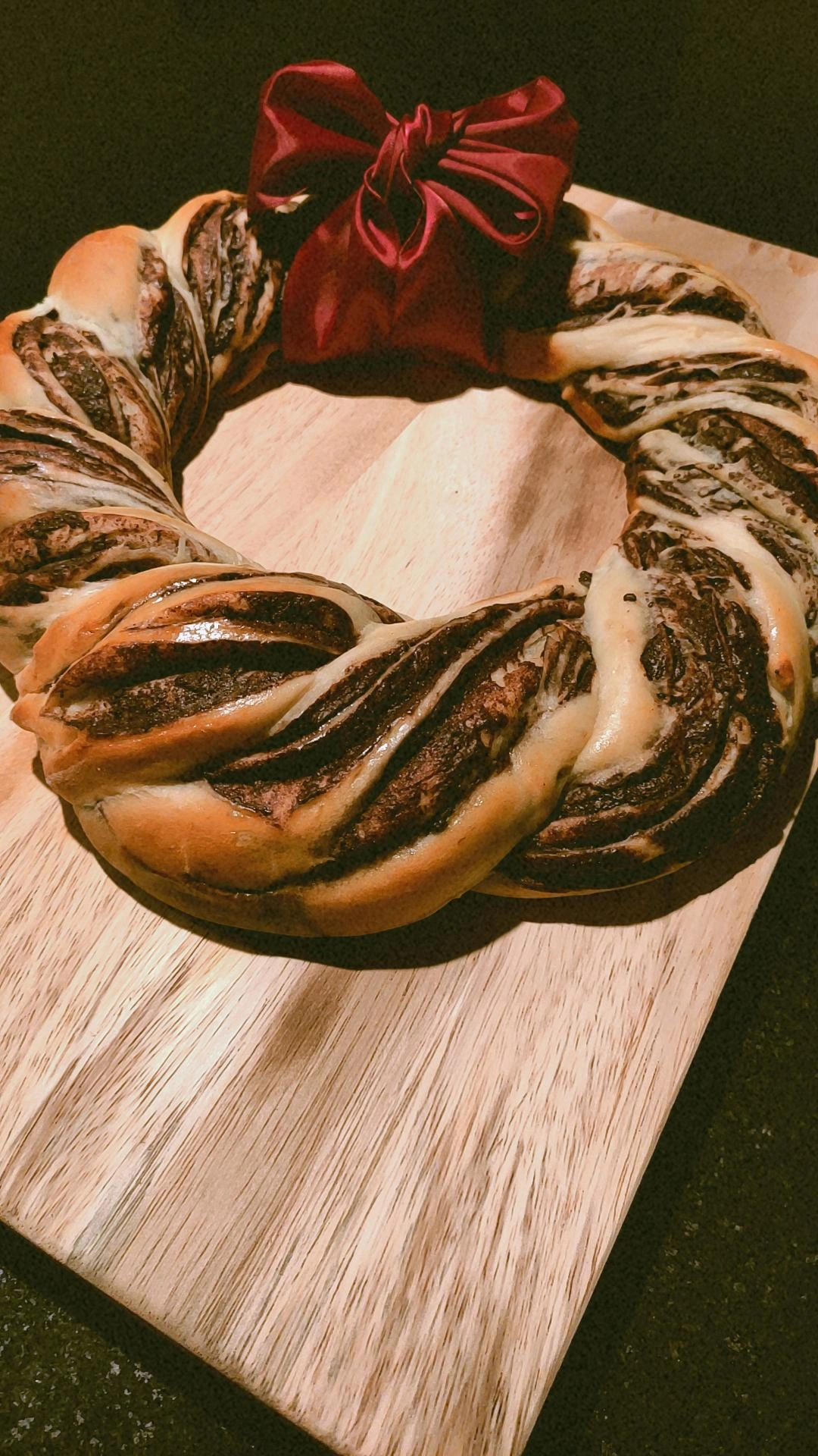 Chocolate Coffee Babka Wreath
